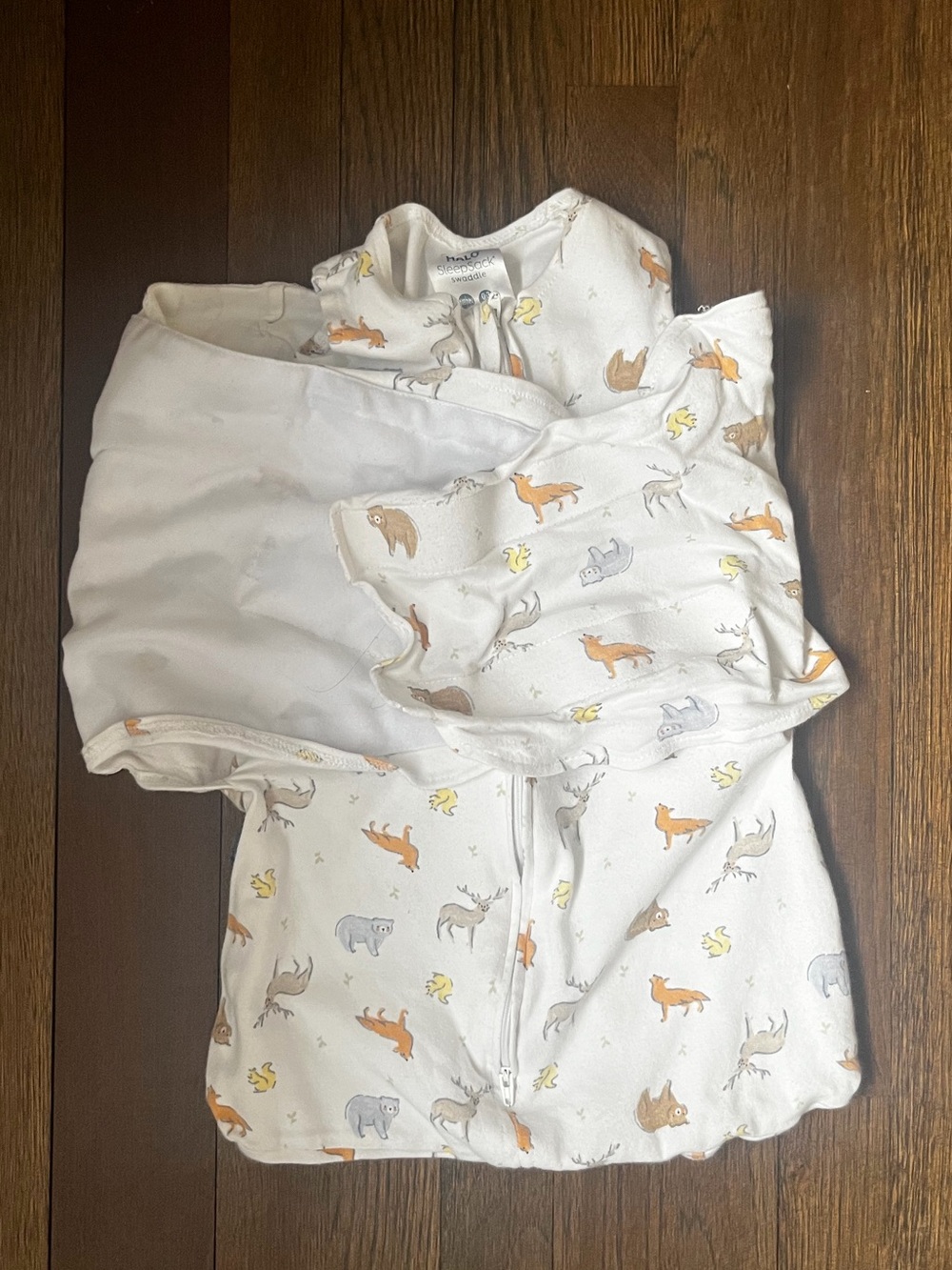 Woodland Animal Halo Swaddle